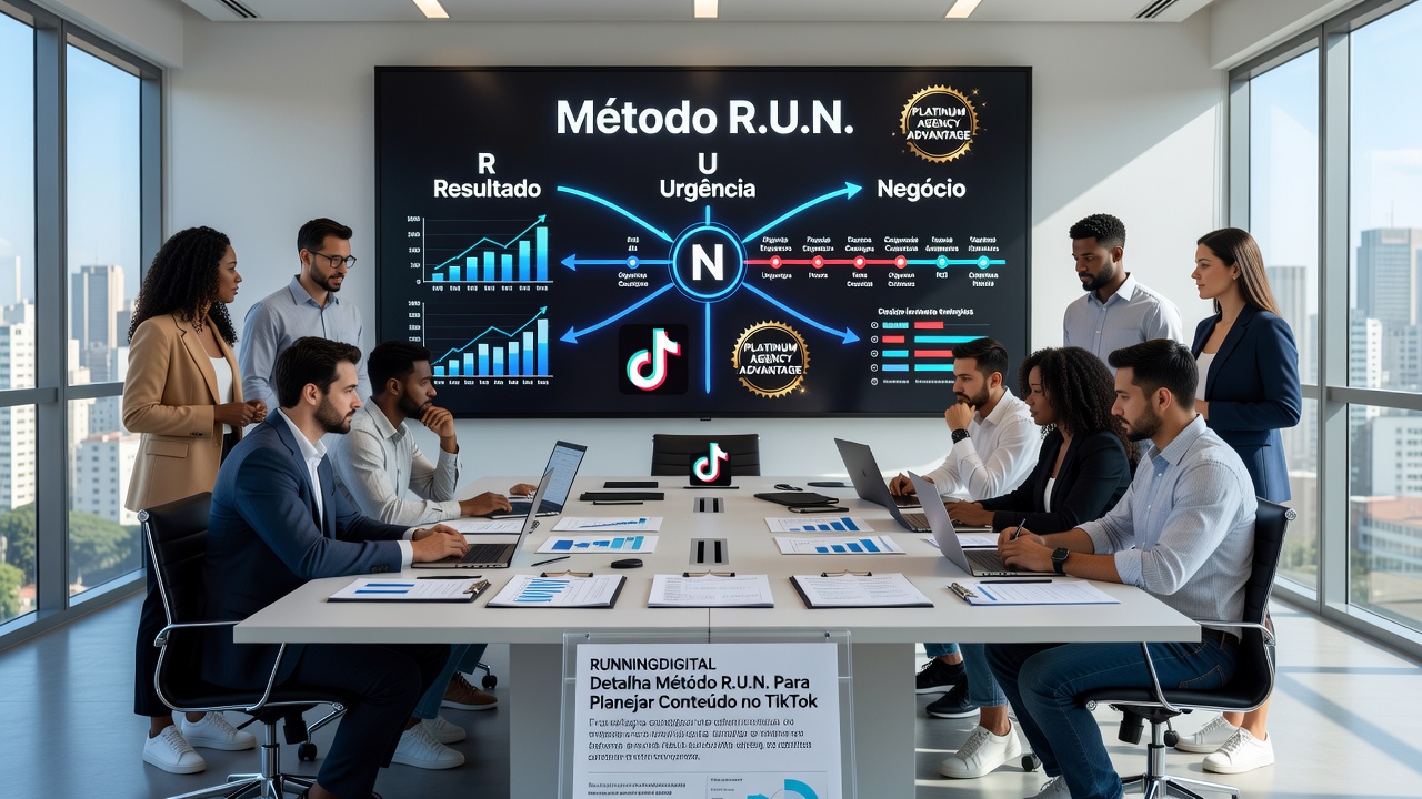 RUNNINGDIGITAL Detalha Método R.U.N. Para Planejar Conteúdo no TikTok